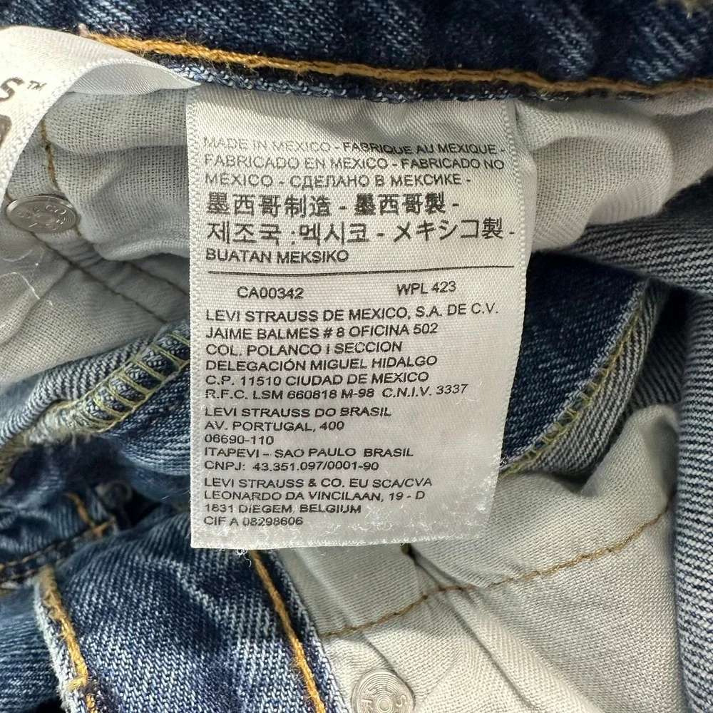 Levi's‎ 541 Relaxed Fit Distressed Jeans 42x32 (41x30) Whiskers Fade Baggy Wide